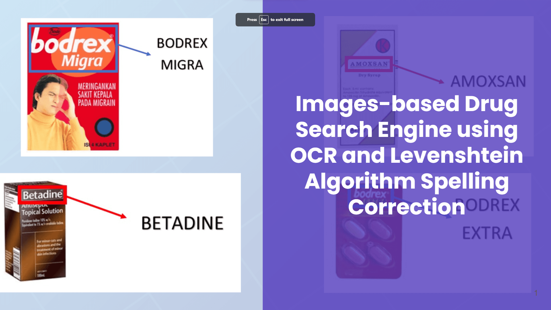 Image-based Drugs Search Engine using OCR and Levenshtein Algorithm